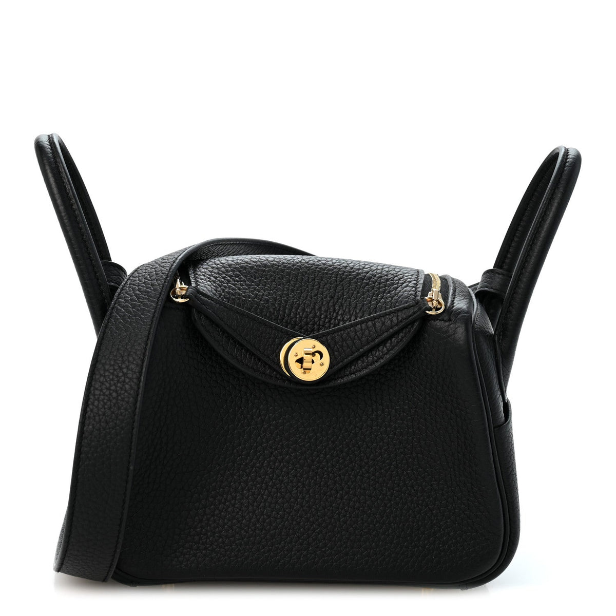 Taurillon Clemence Mini Lindy 20 Black