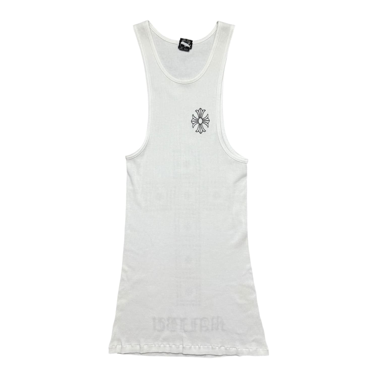 Chrome Hearts Vintage Malibu Exclusive Cross Tank Top White