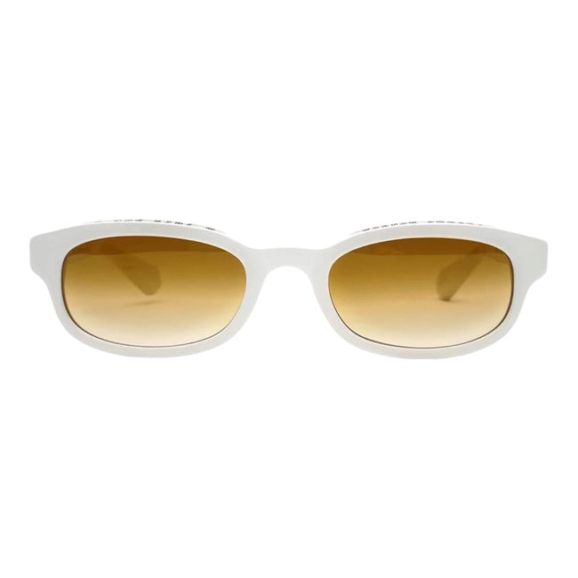 Chrome Hearts Lowrider White Yellow Tinted Sunglasses Main Image
