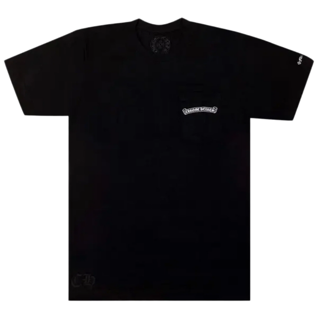 Chrome Hearts Scroll Logo T-Shirt Black