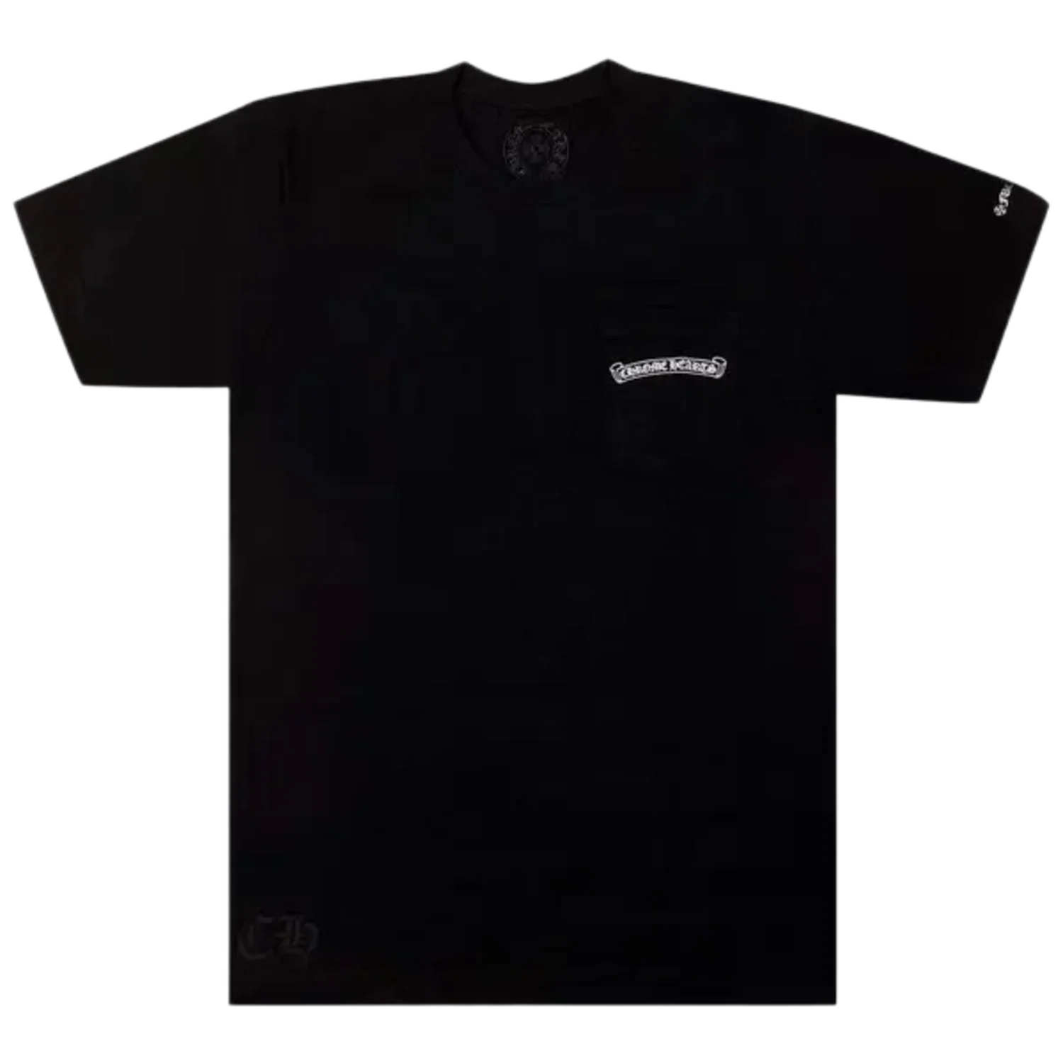 Chrome Hearts Scroll Logo T-Shirt Black