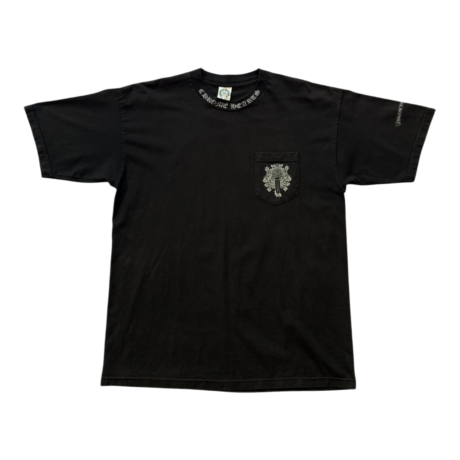 Chrome Hearts Vintage Dagger Pocket T-Shirt Black