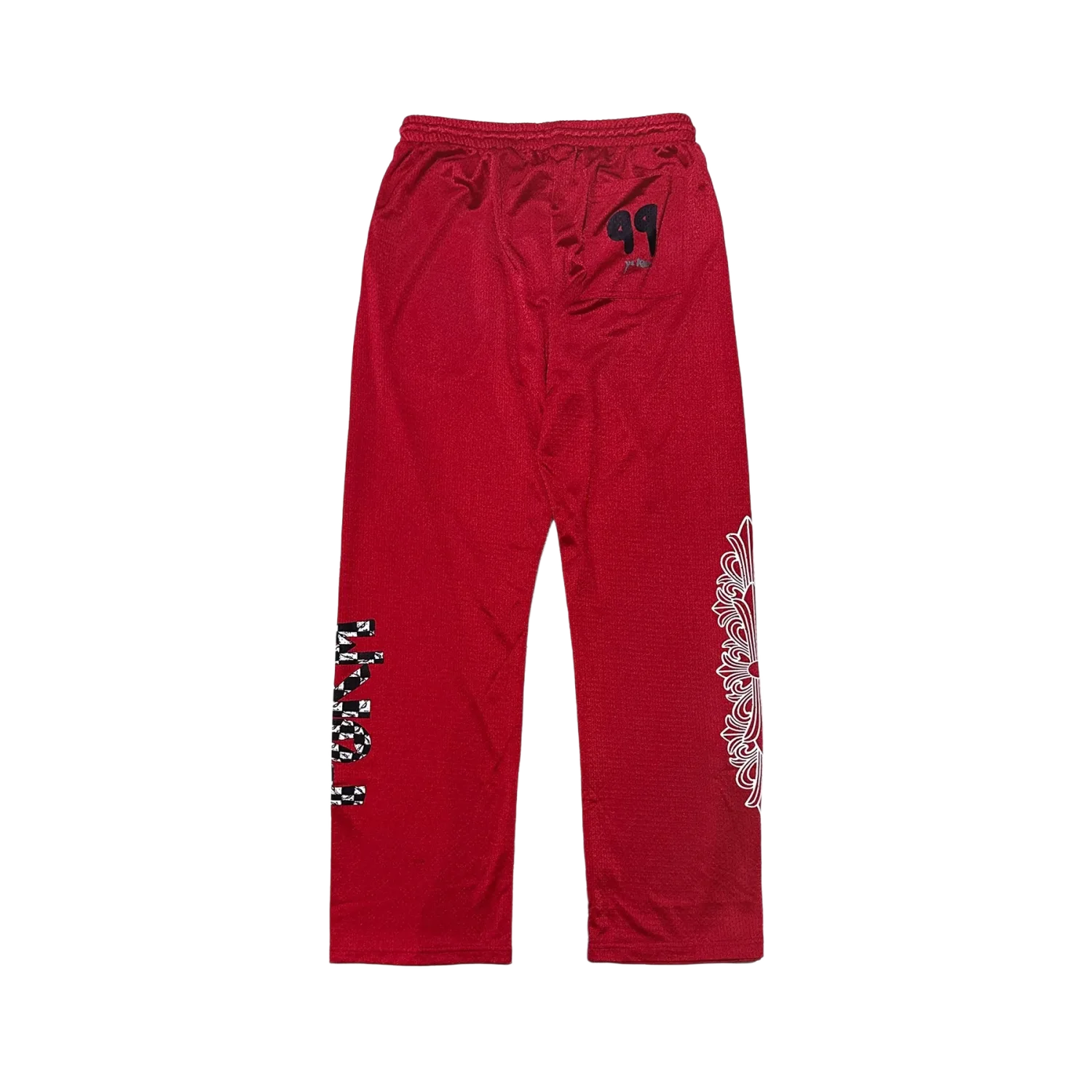 Chrome Hearts Matty Boy Mesh Varsity Red Pants