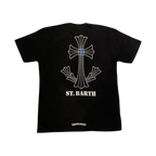 Chrome Hearts St. Barths Exclusive Anchor T-shirt Black/Blue
