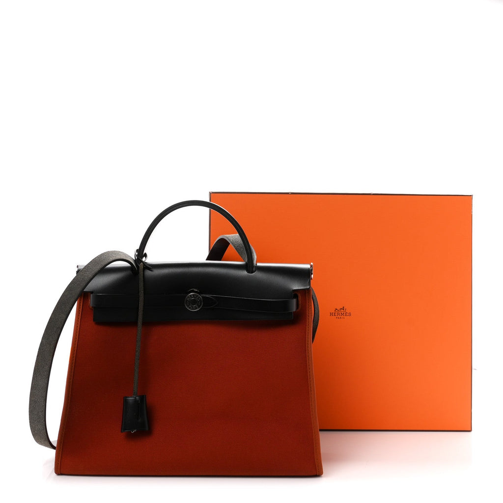 Toile Officier Vache Hunter Herbag Zip 31 PM Rouge H Black