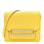Ostrich Mini Sac Roulis Jaune Citron