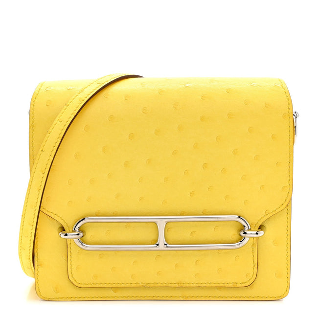 Ostrich Mini Sac Roulis Jaune Citron Hover Image