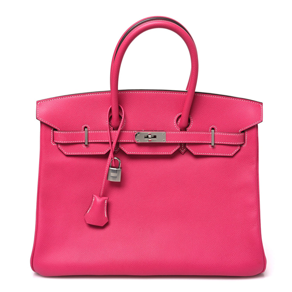 Epsom Candy Birkin 35 Rose Tyrien Tosca
