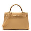 Metallic Chevre Chamkilight Mini Kelly Sellier 20 Dore