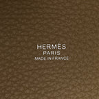 Taurillon Clemence Picotin Lock 18 PM Beige Marfa