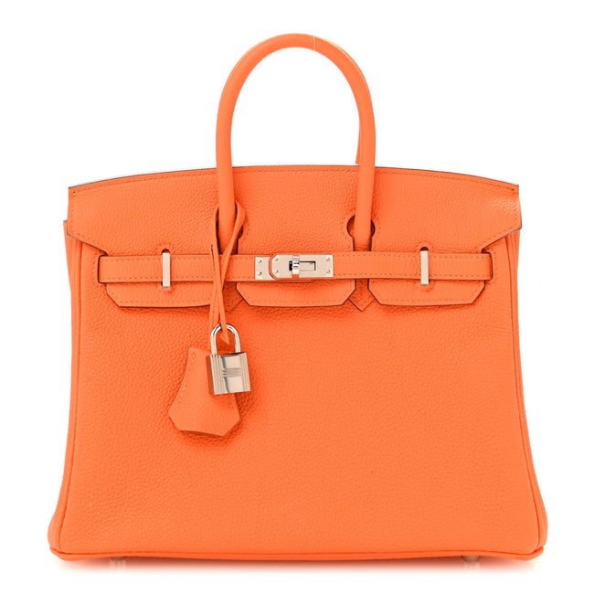 Togo Birkin 25 Orange Minium Hover Image