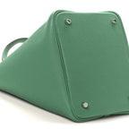 Taurillon Clemence Picotin Lock 22 MM  Vert Jade