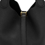 Taurillon Clemence Picotin Lock 22 MM Black