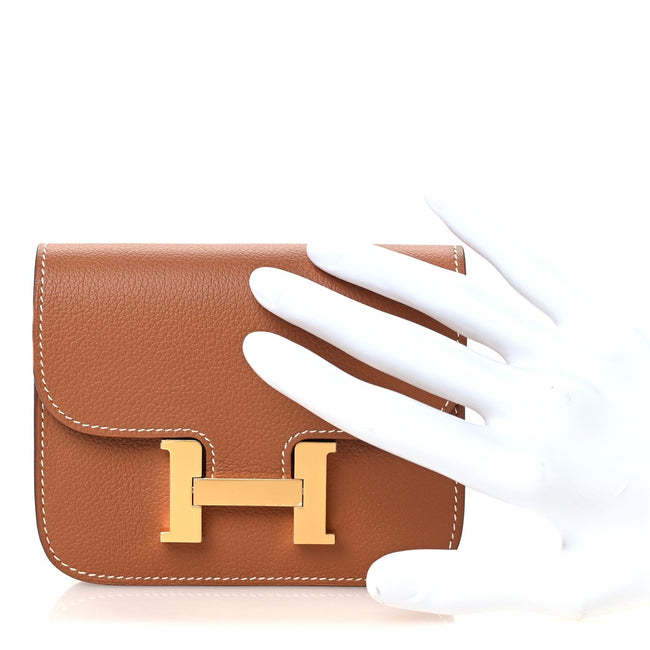 Evercolor Bi-Color Constance Slim Wallet Gold Lime Main Image