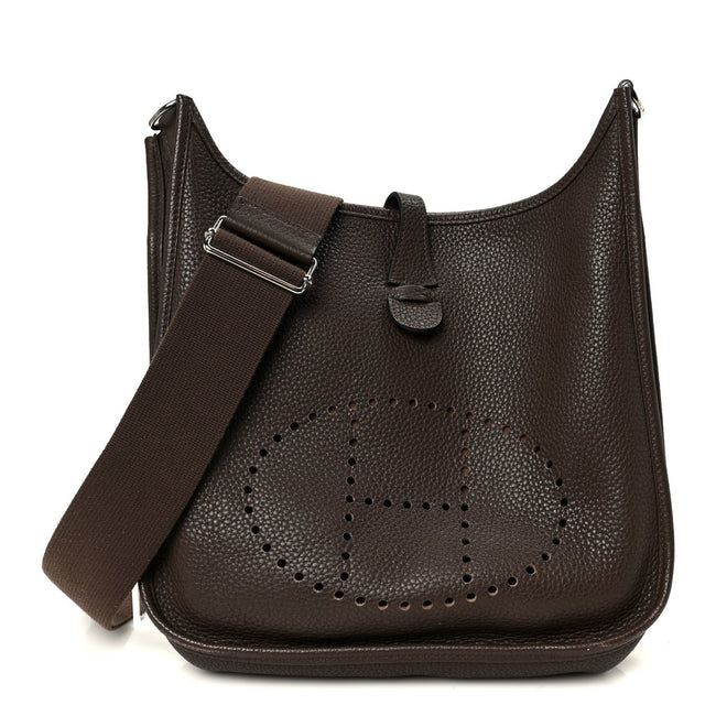 Taurillon Clemence Evelyne IlI PM Chocolate Hover Image