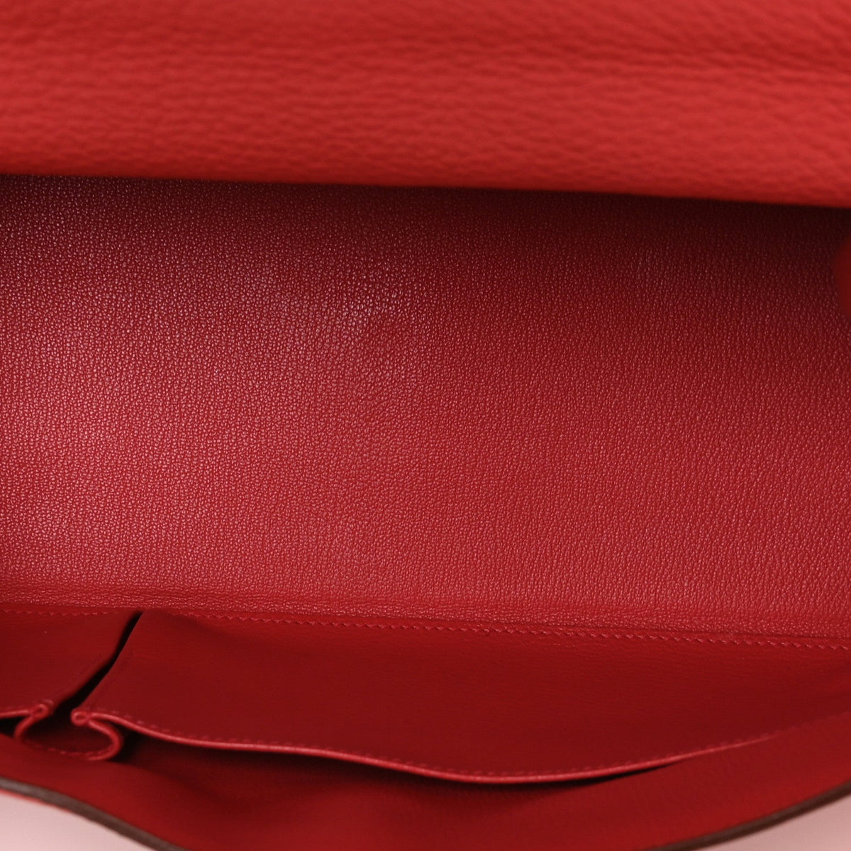 Taurillon Clemence Shoulder Kelly 42 Bougainvillea