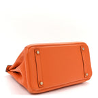 Taurillon Clemence Birkin 30 Orange