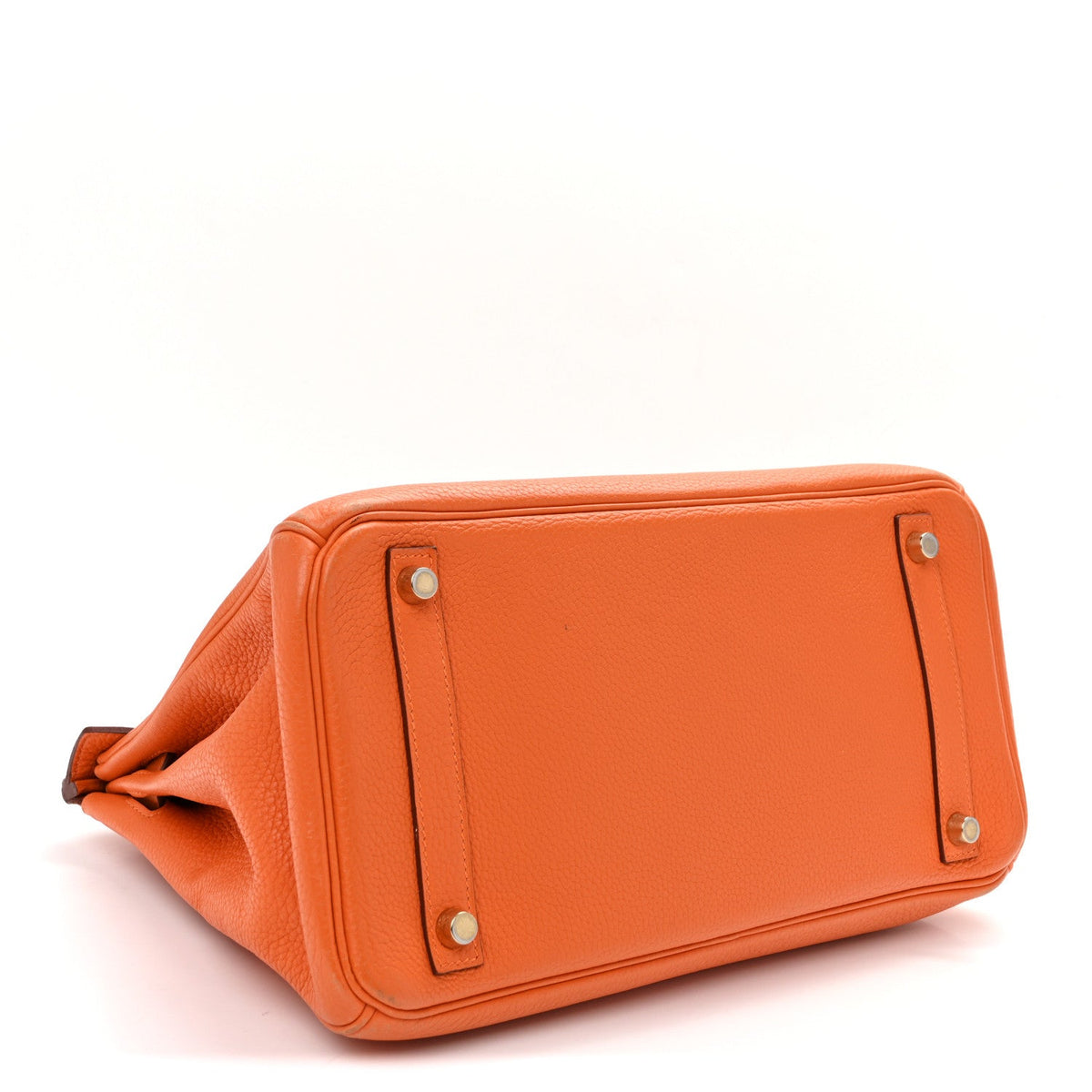 Taurillon Clemence Birkin 30 Orange