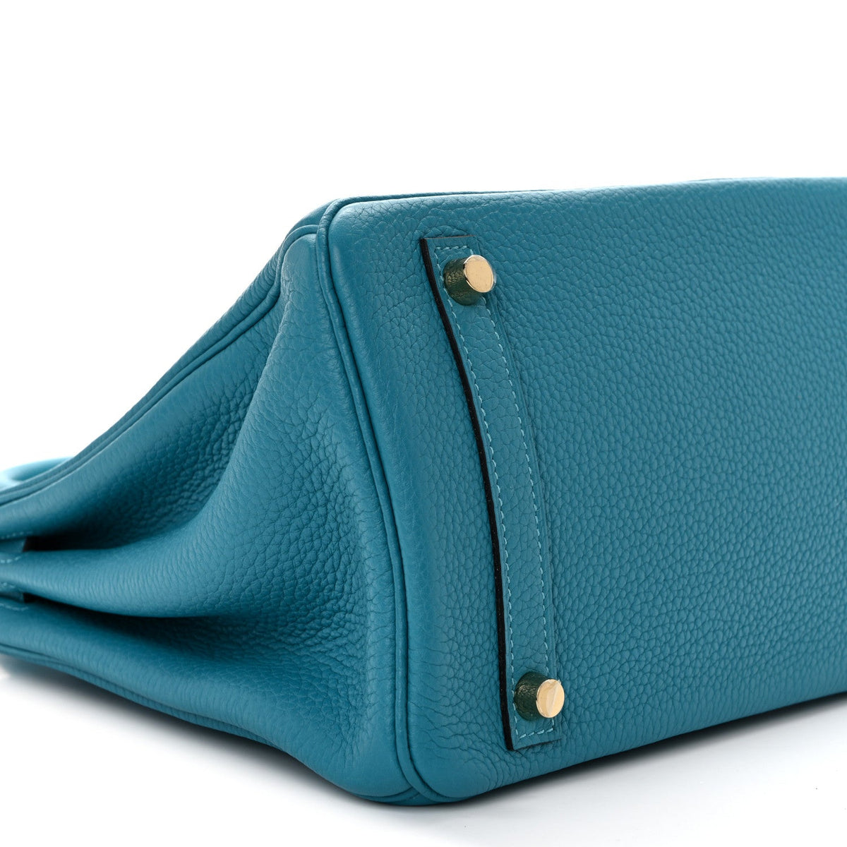 Taurillon Clemence Birkin 30 Turquoise