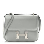 Metallic Chevre Chamkilight Constance 18 Argent