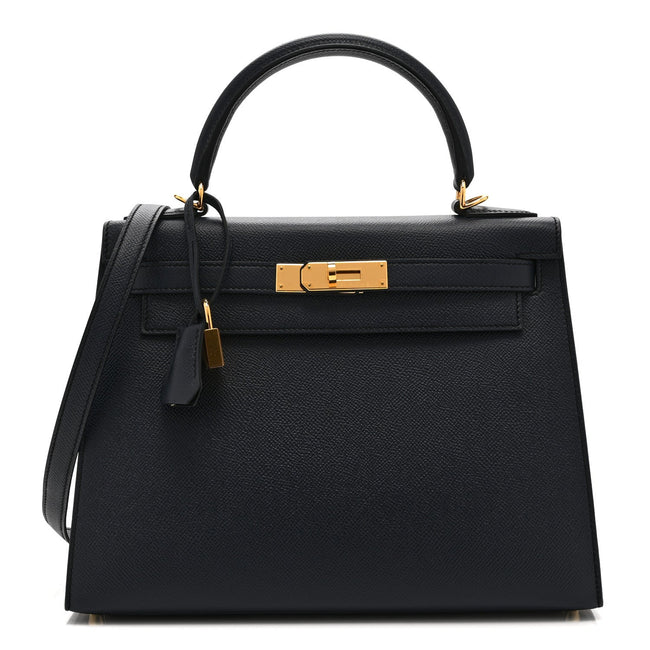 Epsom Kelly Sellier 28 Bleu Indigo Hover Image
