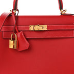 Epsom Horseshoe Kelly Sellier 25 Rouge Casaque Rose Lipstick