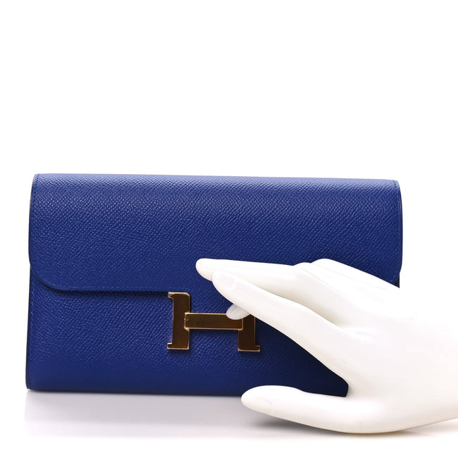Epsom Constance Long Wallet Bleu Electrique Main Image