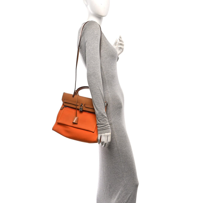 Vache Hunter Toile Herbag Zip 31 PM Orange Main Image