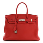 Togo BIRKIN 35 Rouge Casaque