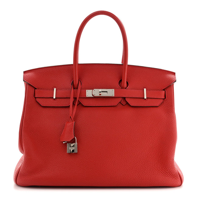 Togo BIRKIN 35 Rouge Casaque Hover Image