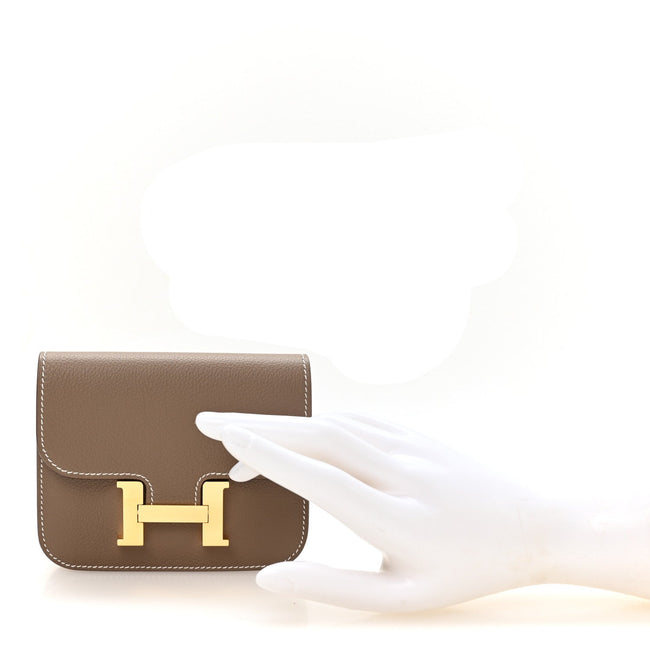 Evercolor Constance Slim Wallet Etoupe Main Image