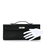 Swift Kelly Cut Clutch Pochette Black
