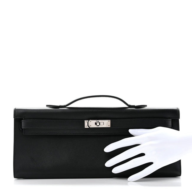 Swift Kelly Cut Clutch Pochette Black Main Image
