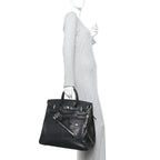 Veau Volupto Rock HAC Birkin 40 Black