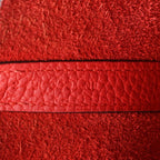 Taurillon Clemence Picotin Lock 22 MM Rouge Pivoine