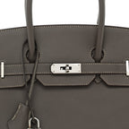 Epsom Candy Birkin 35 Etain Bleu Thalassa