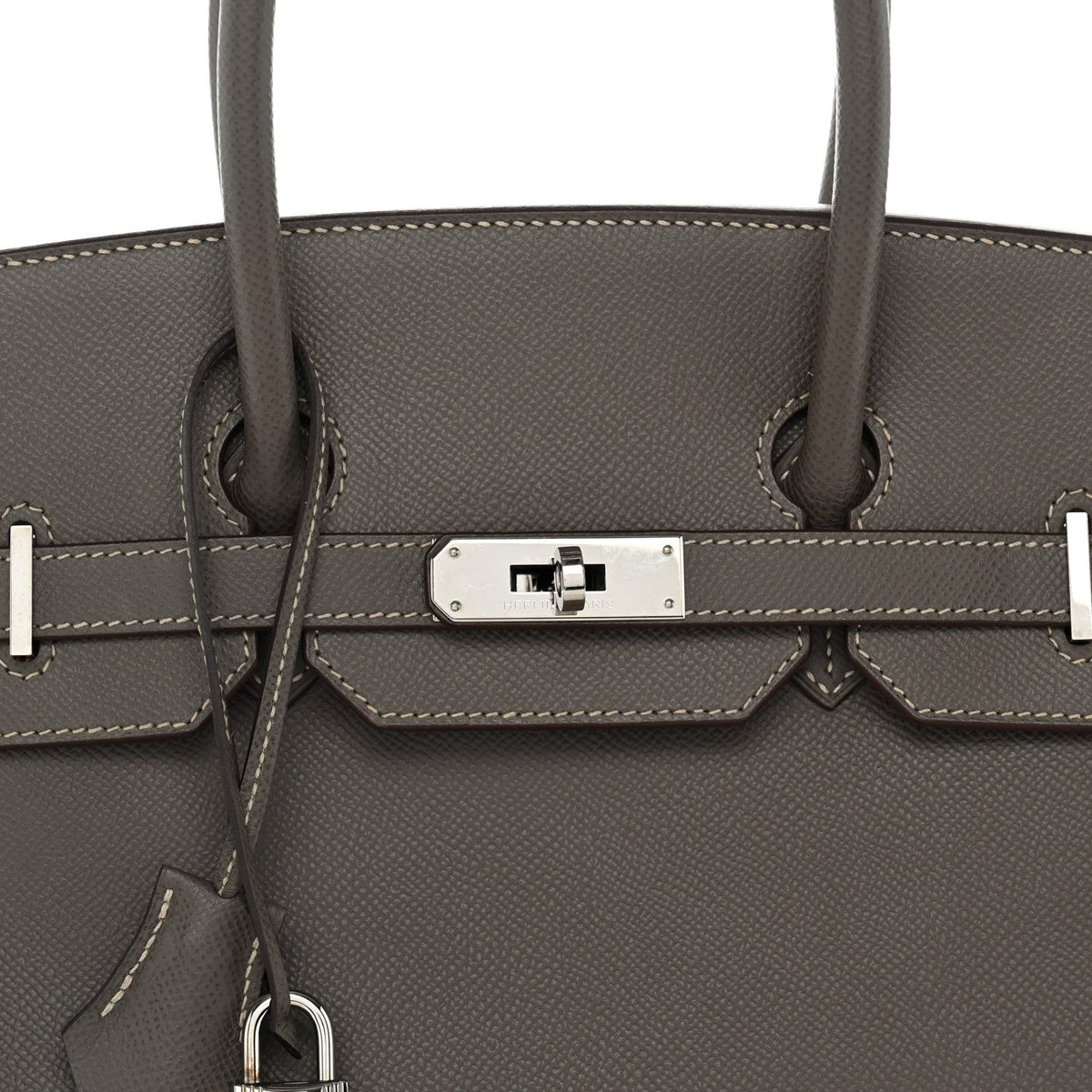 Epsom Candy Birkin 35 Etain Bleu Thalassa