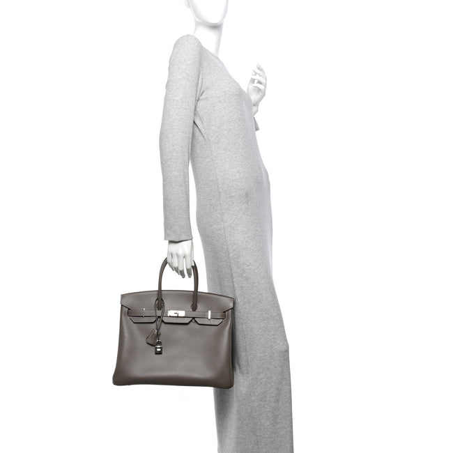 Epsom Candy Birkin 35 Etain Bleu Thalassa Main Image