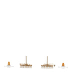 Pearl CC Long Chain Drop Earrings Gold