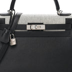 Berline Toile Swift Kelly Sellier 32 Black Ecru