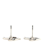 Twisted CC Small Earrings Silver