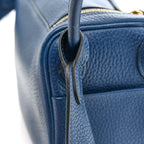 Taurillon Clemence Mini Lindy 20 Deep Bleu