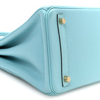 Togo Birkin 30 Bleu Saint Cyr