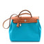 Toile Officier Vache Hunter Verso Herbag Zip Retourne PM 31 Bleu Azteque Menthe