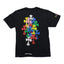 Chrome Hearts Multi Color Cross Cemetery T-shirt Black