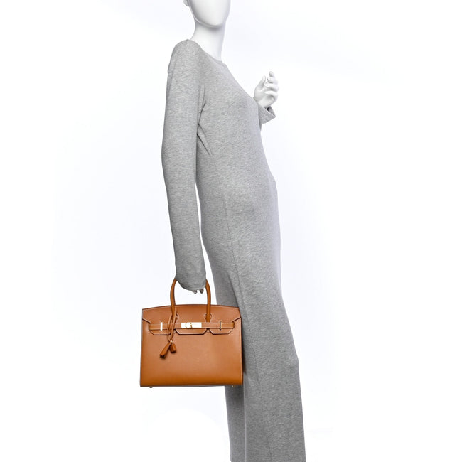 Vache Naturelle Grainee Birkin Sellier 30 Natural Sable Main Image