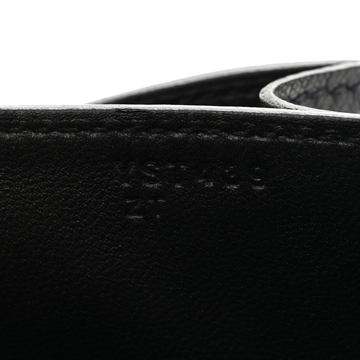 Madame Calfskin Lizard Constance 24 Black Ombre