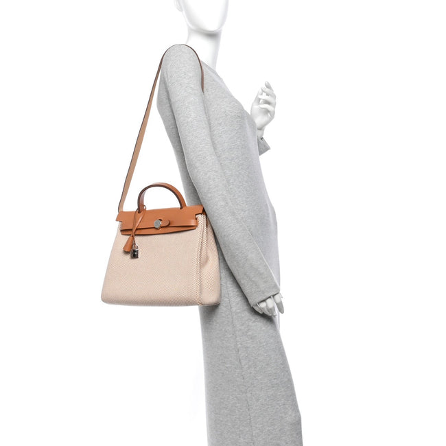 Vache Hunter Criss Viking Herbag Zip Retourne 31 PM Ecru Beige Naturel Main Image