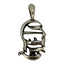 Chrome Hearts CH Logo Silver Vertical Logo Pendant