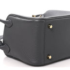 Taurillon Clemence Mini Lindy 20 Gris Misty